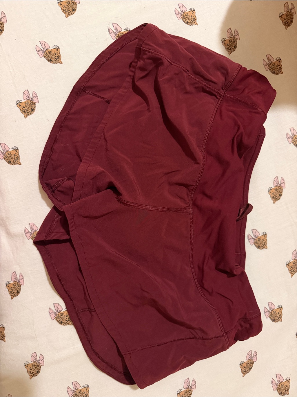 Lululemon Athletica Women's Athletic Shorts Deep Burgundy